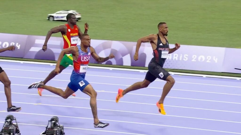 Quincy Hall Men's 400m Final record of 43.40, Matthew Hudson & Muzala Samukonga Olympic Paris 2024