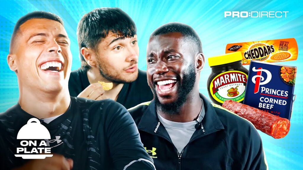PEDRO PORRO TRIES SPANISH V ENGLISH SNACKS 🇪🇸🦐 ON A PLATE FT. DANNY AARONS & HARRY PINERO