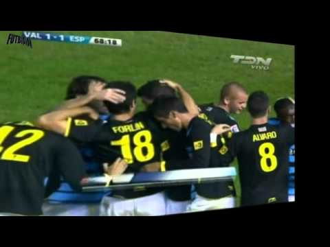 Gol de Héctor Moreno - Valencia vs Espanyol 2-1 Fecha 15 La Liga BBVA 2011-2012 [03/12/11]