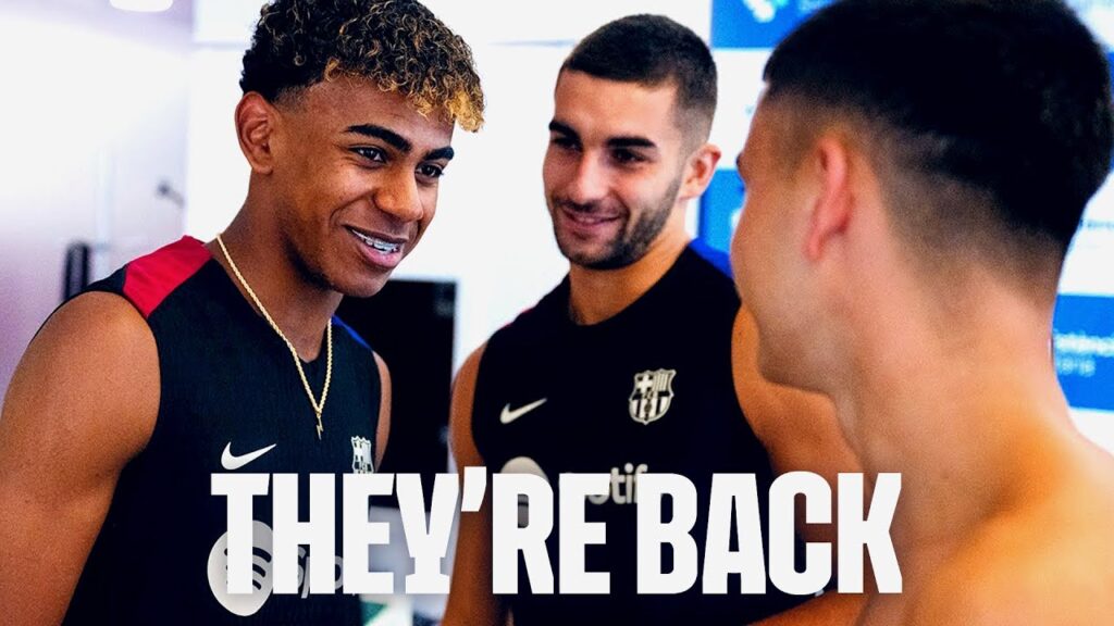 LAMINE YAMAL, PEDRI & FERRAN BACK AT CIUTAT ESPORTIVA! 💪🏼 | FC Barcelona 🔵🔴