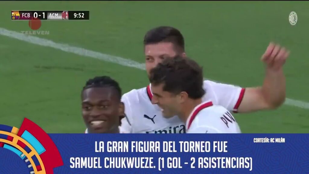 AC Milán invicto en el Soccer Champions Tour – Teledeportes 07/08/24