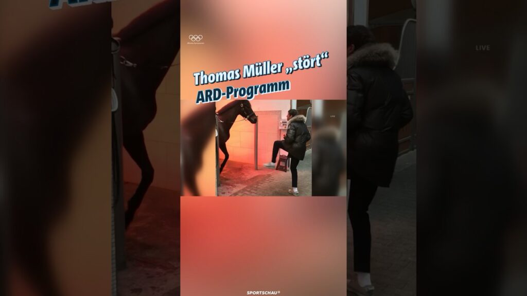 Thomas Müller "stört" ARD-Programm | Sportschau #shorts