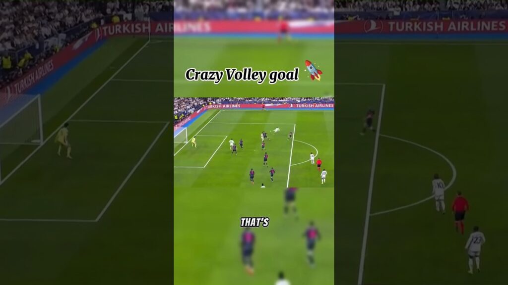 Valverde volley goal 🤯🔥🔥 #football #footballshorts #shorts #championsleague