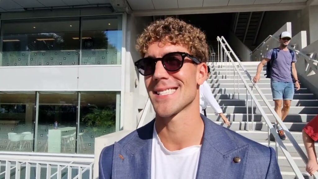 Dušan Vlahović na Novakovom finalu