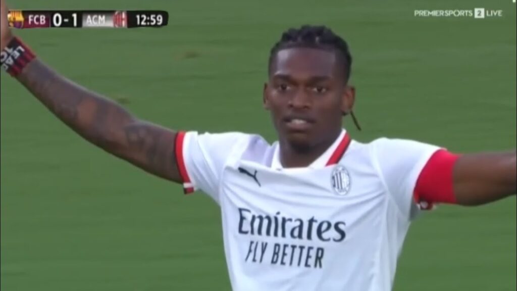 Rafael Leao COOKED Vs Barcelona 🔥