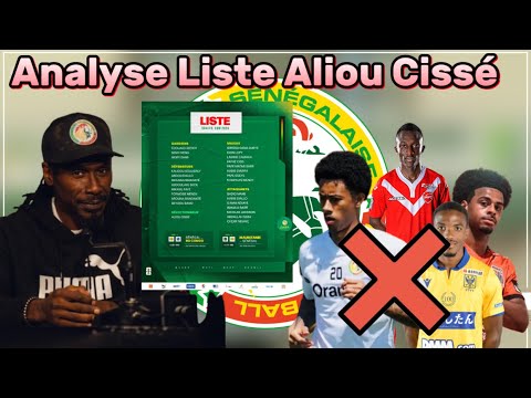 Analyse Liste Aliou Cissé qui n’a pas de latéraux ni des doublures pour Sadio Mane et Ismaila Sarr