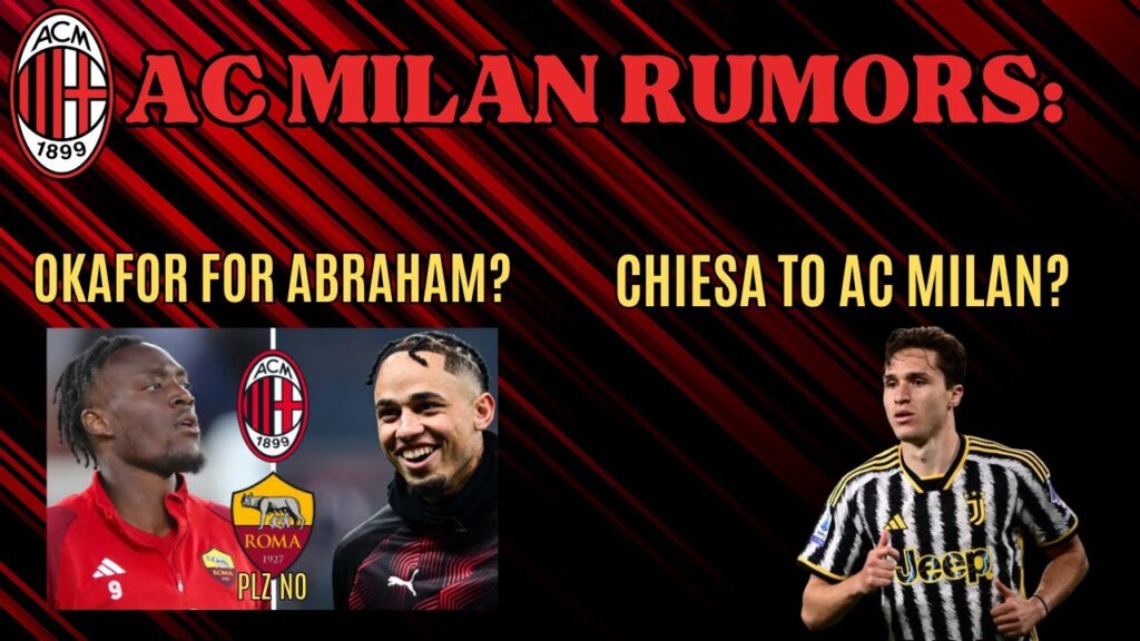AC Milan Transfer Rumors: Okafor for Abraham 🤬 | Chiesa to AC Milan? 🙏🏻
