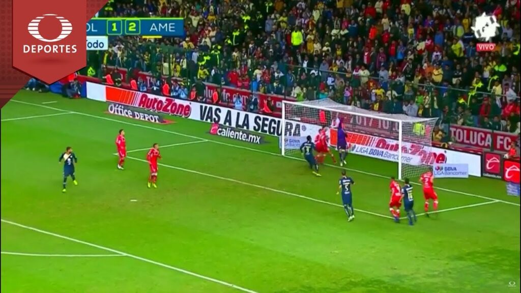 Atajada de A. Talavera | Toluca 1 - 2 América | Liga MX - A-18 - Cuartos | Televisa Deportes