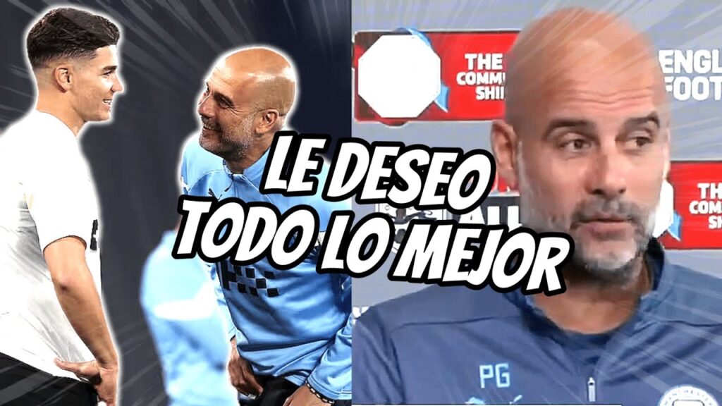 EMOTIVA DESPEDIDA de PEP GUARDIOLA a JULIÁN ÁLVAREZ | Julián al Atlético de Madrid