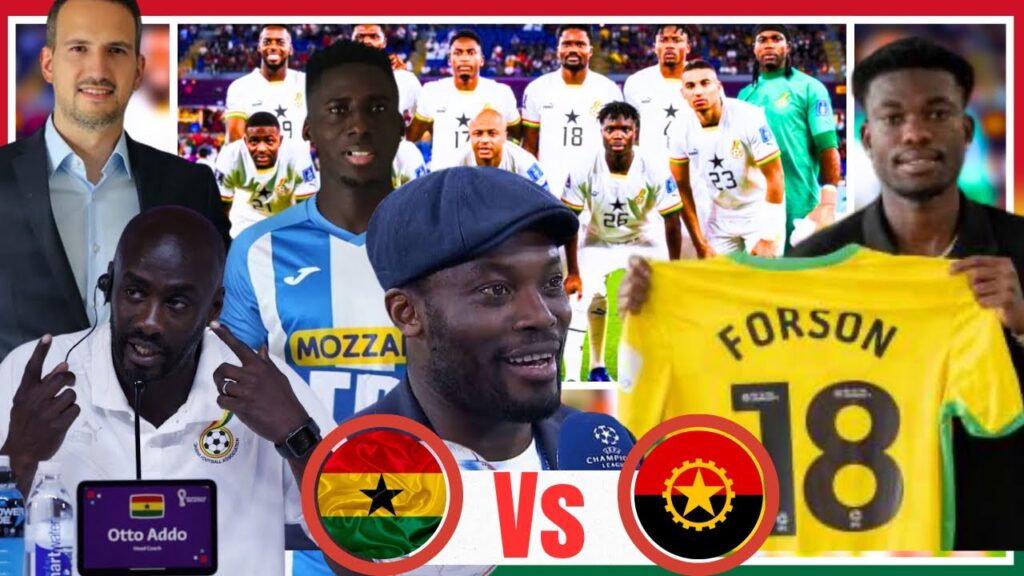 GHANA VS ANGOLA || COACH OTTO ADDO NAMED SQUAD | BLACK STARS NEW MIDFIELDER JOIN + MICHAEL ESSIEN..