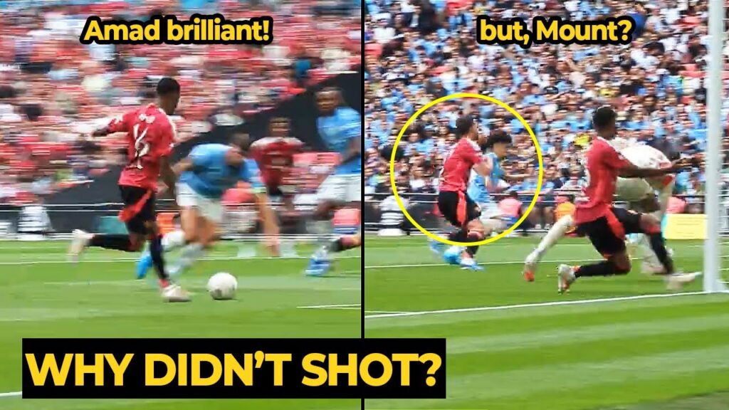 Amad Diallo was FURIOUS with Mason Mount after DID THIS against Man City | Man Utd News