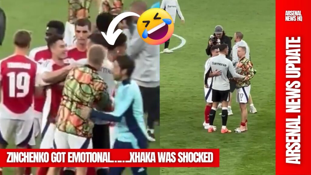 Zinchenko Can’t Let Go: The Emotional Reunion with Xhaka at The Emirates
