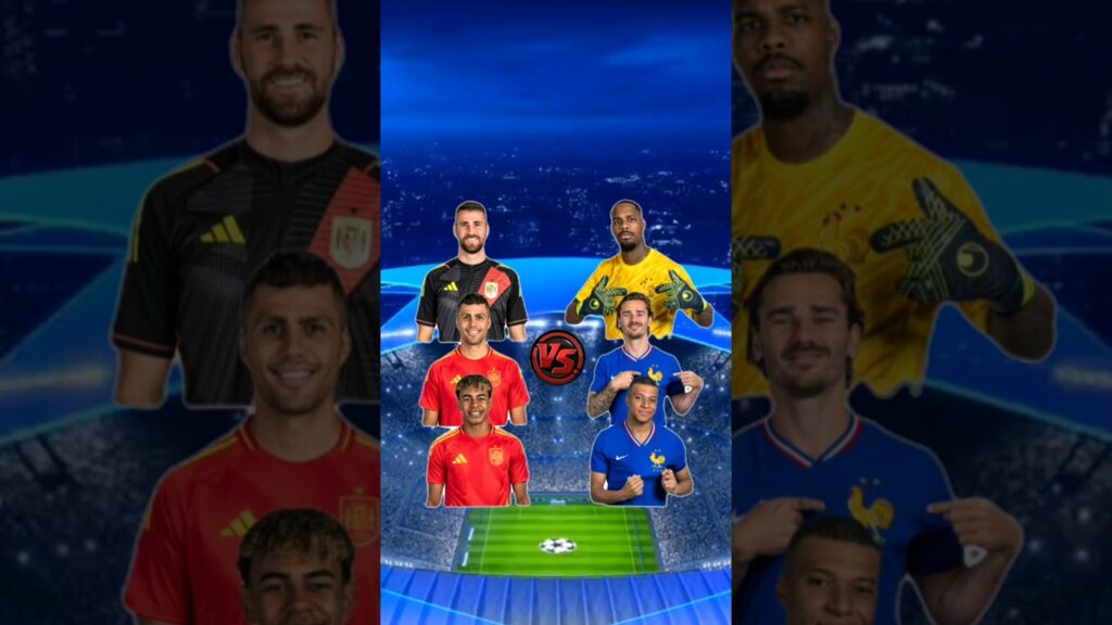 Unai  simon & Rodri & Yamal🆚Griezmann & Mbappe🥶👿#football #shorts