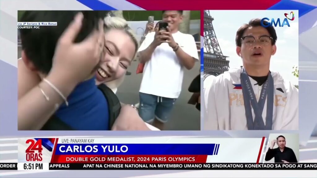 Ang suporta ng girlfriend ni Yulo, Chloe San Jose, sa tagumpay nito sa Paris 2024 Olympics Ang suporta ng girlfriend ni Yulo, Chloe San Jose, sa tagumpay nito sa Paris 2024 Olympics