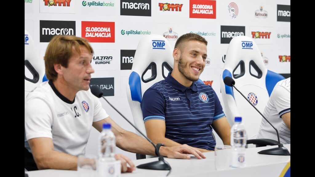 Trener Carrillo i Nikola Vlašić uoči utakmice Hajduk - Brøndby