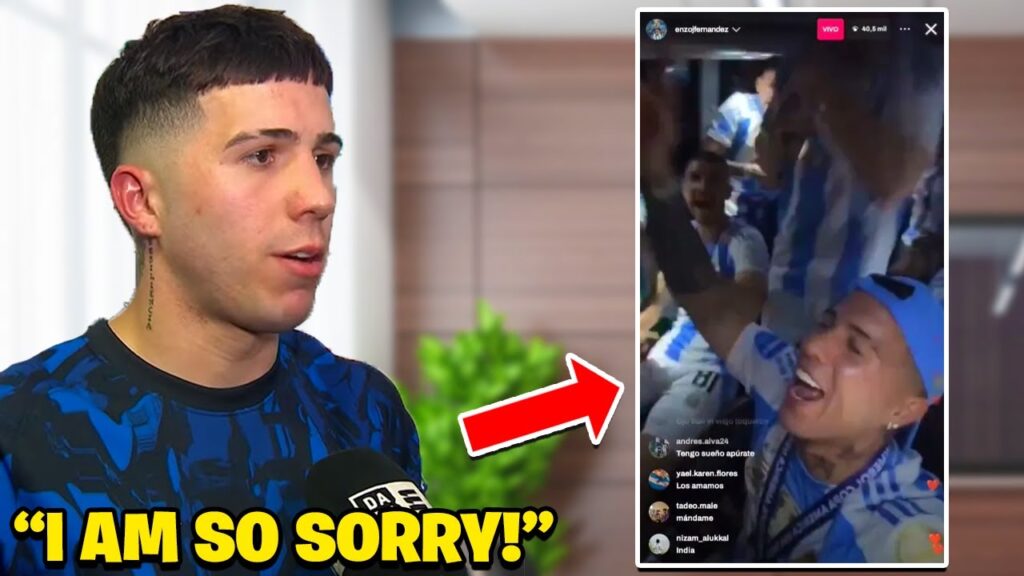 Enzo Fernandez Breaks Silence On Racist Chants! Enzo Fernandez Breaks Silence On Racist Chants!