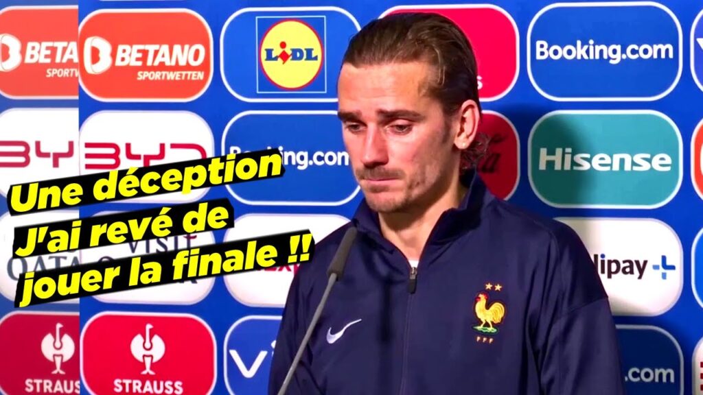 Griezemann après la défaite : Je suis en colère, Deschamps n'a pas compté bien ce match !