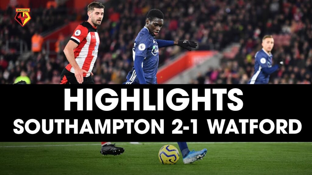 SOUTHAMPTON 2-1 WATFORD HIGHLIGHTS | ISMAÏLA SARR'S FIRST PREMIER LEAGUE GOAL