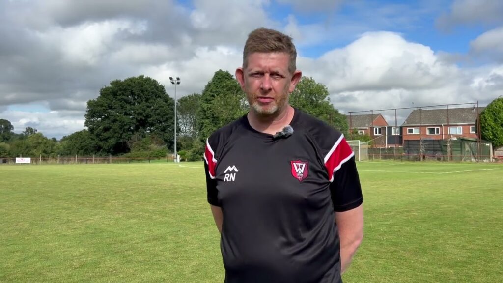 Rob Nash Manager of Warminster Town talking about the the 0 0 draw with Cadbury Heath FC