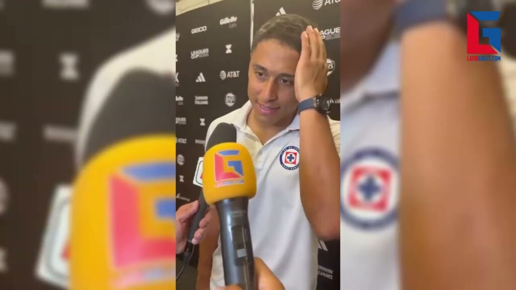 ⚽Luis Romo, jugador de Cruz Azul, luego de la victoria por penales frente a Orlando City