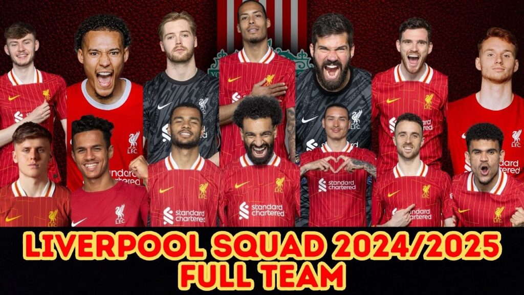 LIVERPOOL SQUAD 2024/2025 FULL TEAM #liverpool  #premierleague   #bursatransfer  #ligainggris #epl