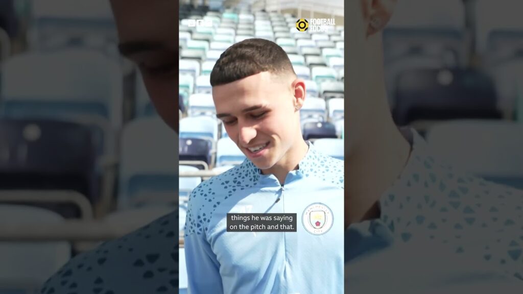 Phil Foden on son Ronnie (El Whey) going viral 😂🌟 #shorts #premierleague #manchestercity