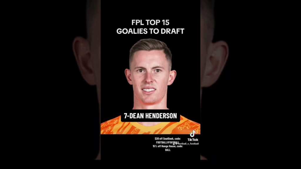 FPL TOP 15 GOALIES TO DRAFT #shorts