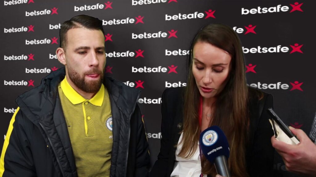 Manchester City v Manchester United Post Match interview - Nicolas Otamendi