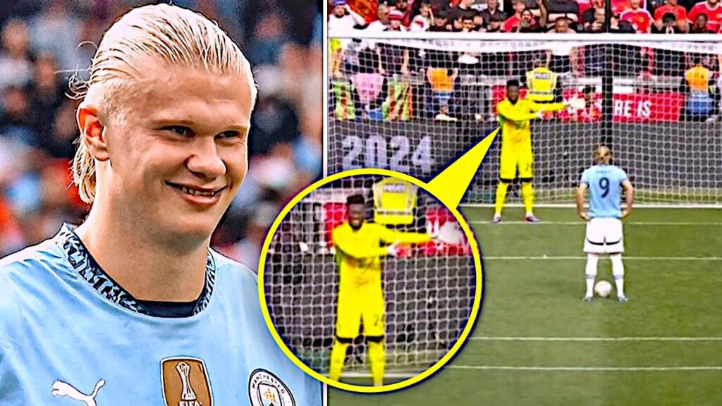 Haaland Reaction after Onana’s Penalty Antics 😂