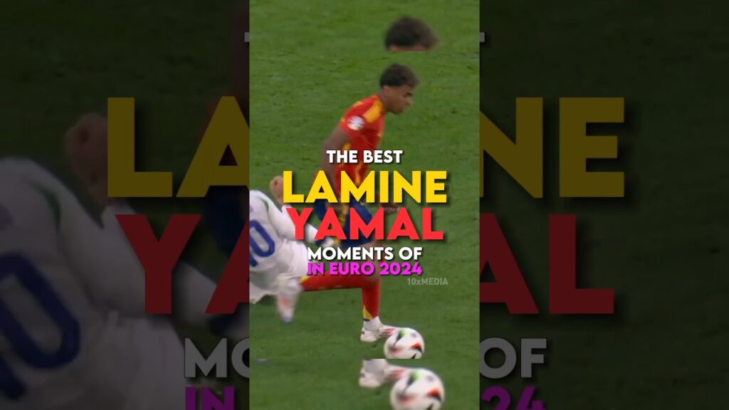 The Best moments of Lamine Yamal in Euro 2024