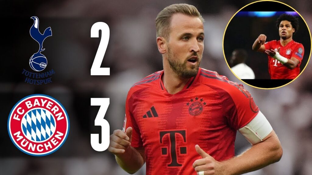 Gnabry shines on Harry Kane's return! |  Fc Bayern vs Tottenham Hotspur 3 - 2 | Highlights.