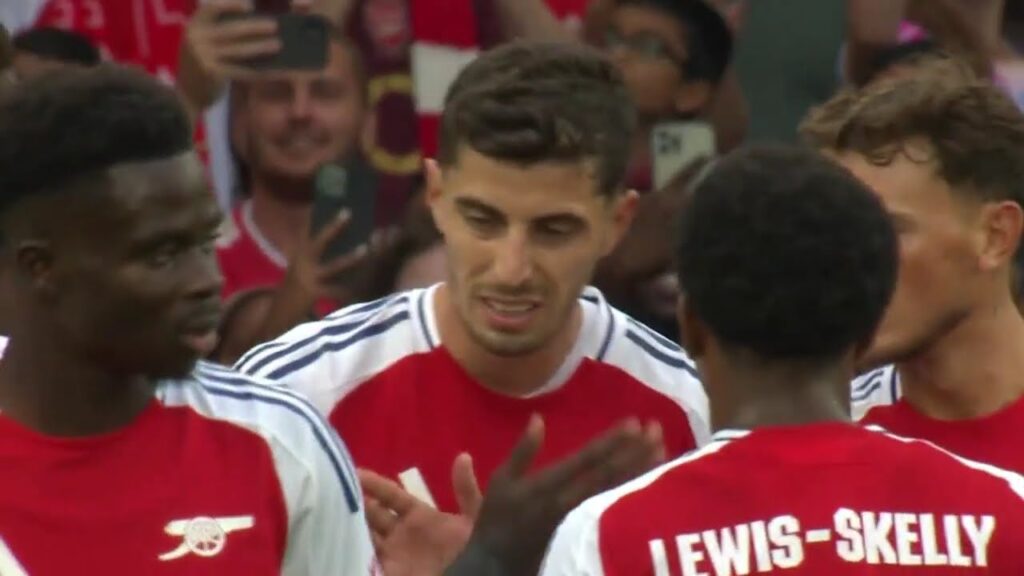 Kai Havertz's Stunning Goal Against Bayer Leverkusen | ArsenalTSC