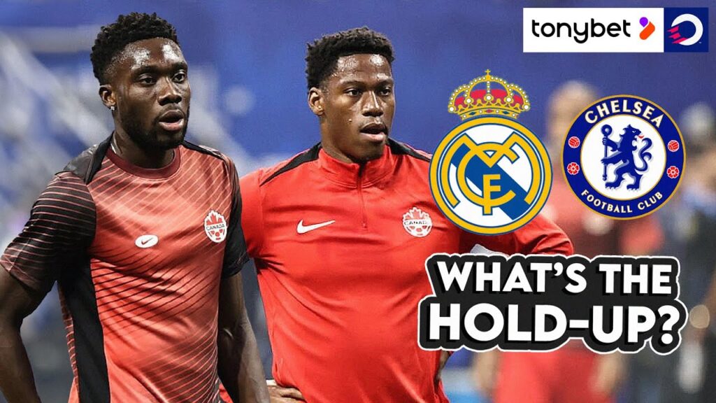 What's the hold up on Alphonso Davies, Jonathan David transfers? | Presented by tonybet