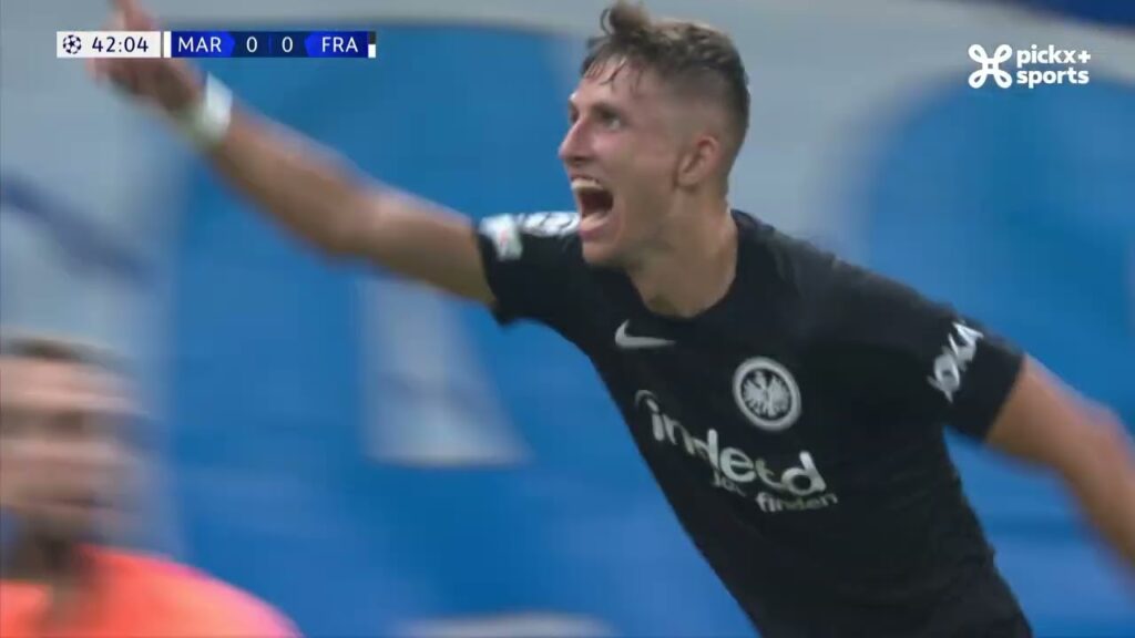 Champions League 13/09/2022 / Goal  Lindstrøm against Marseille