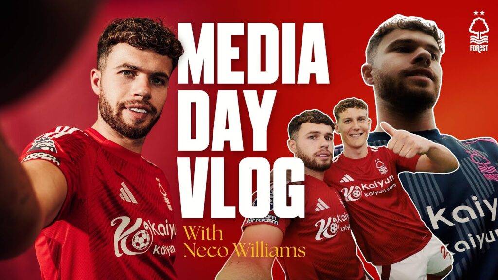 Neco Williams Vlog! 📹 | Behind The Scenes On Premier League Media Day 🎬