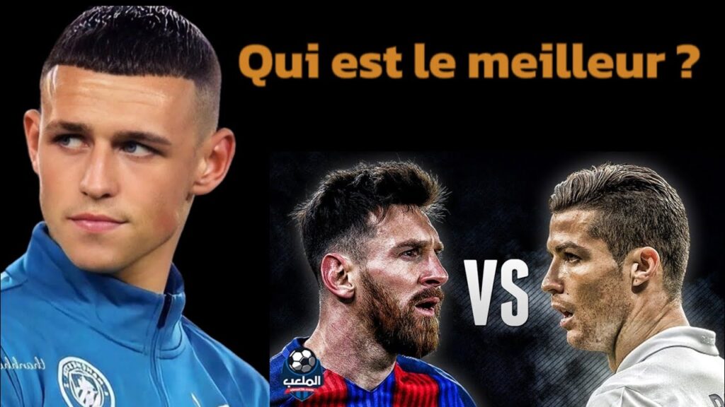 Phil Foden choisi qui est le meilleur entre Ronaldo et  Messi  #messi #ronaldo #messivsronaldo