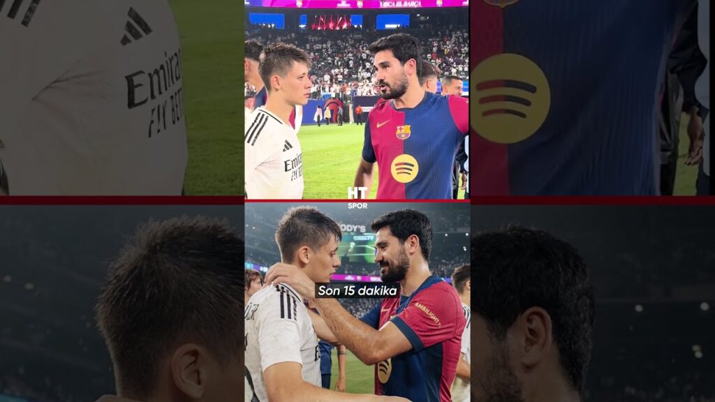Arda Güler ve İlkay Gündoğan, maç sonrası kaynatıyor. 😅 #ardagüler #barcelona #realmadrid