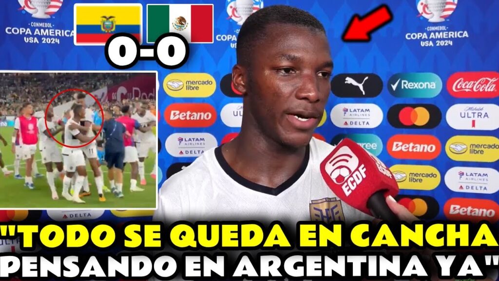 PALABRAS DE MOISES CAICEDO LUEGO DEL CRUZE DE PALABRAS CON CARLOS GRUEZO