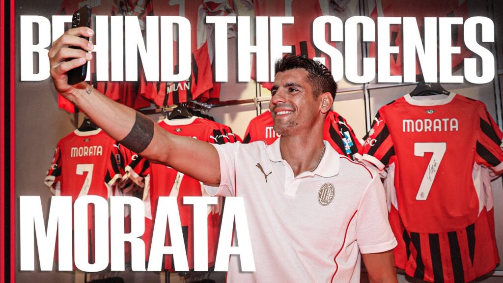 Player Cam: Àlvaro Morata’s first taste of AC Milan | #DNACMilan