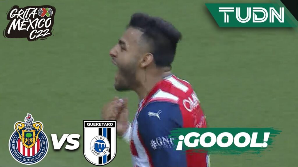 ¡MEGA GOLAZO! Alexis Vega la clava al ángulo | Chivas 1-1 Querétaro | Grita México C22 - J3 | TUDN