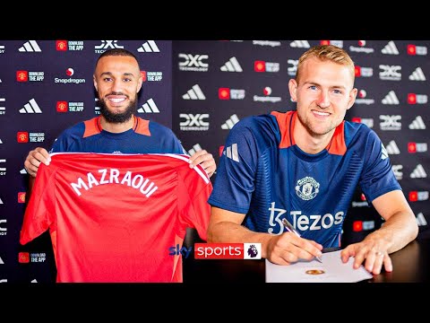 Manchester United confirm signings of Matthijs de Ligt and Noussair Mazraoui ✅