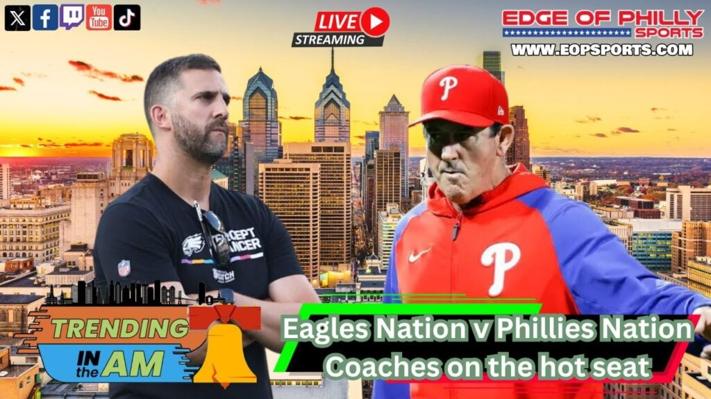 Nick Sirianni and Rob Thomson - Who's seat is hotter? | Trending in the AM w/Phil Stiefel