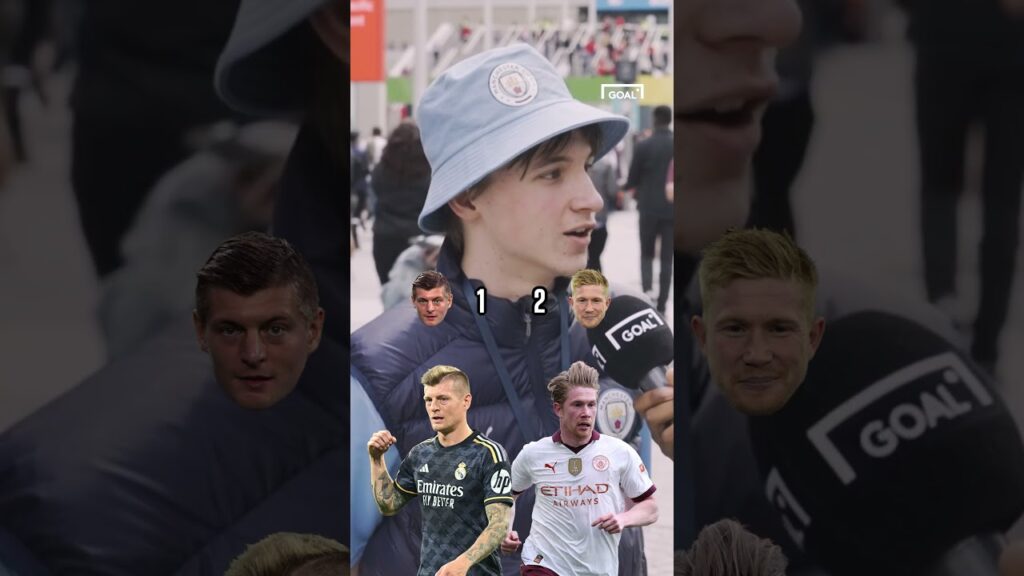 KEVIN DE BRUYNE v TONI KROOS: WHO WINS? 🎯 #shorts