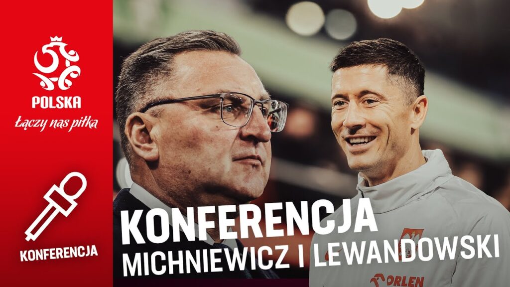 PIERWSZA KONFERENCJA Z KATARU. Czesław Michniewicz i Robert Lewandowski