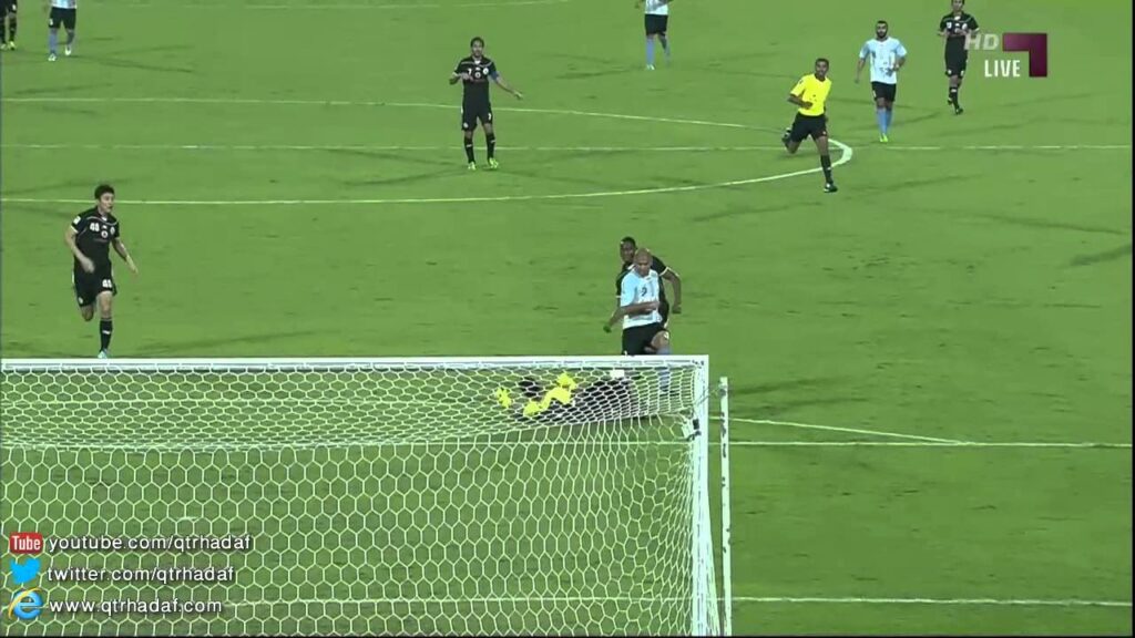 طرد حارس السد سعد الشيب - الوكرة vs السد - دوري نجوم قطر 2013