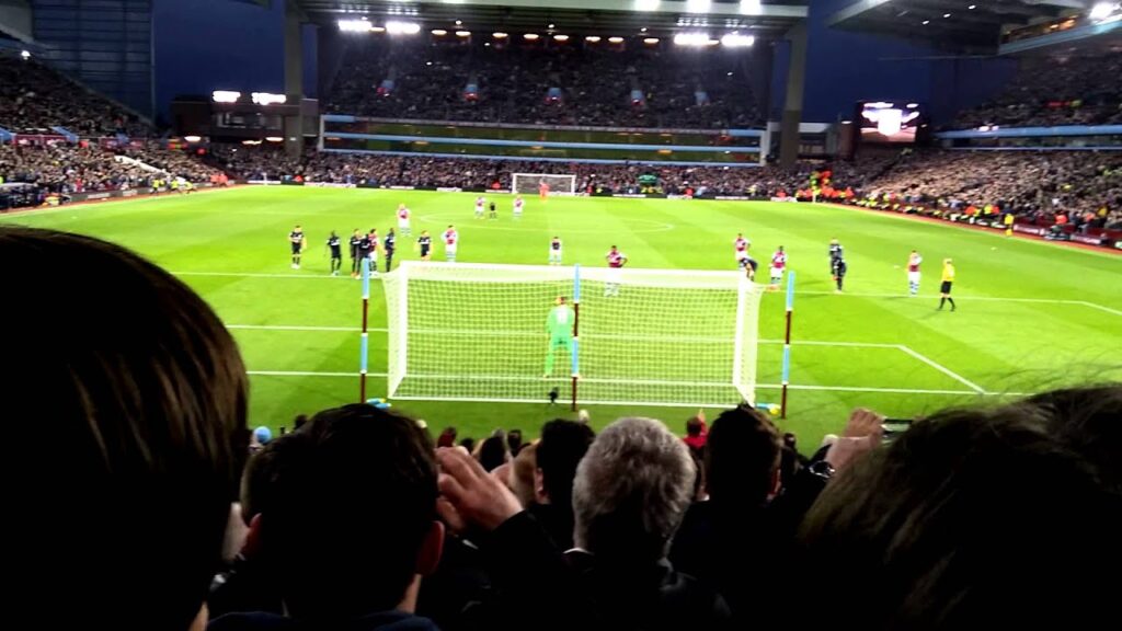 Jordan Ayew goal for Aston Villa against West Ham