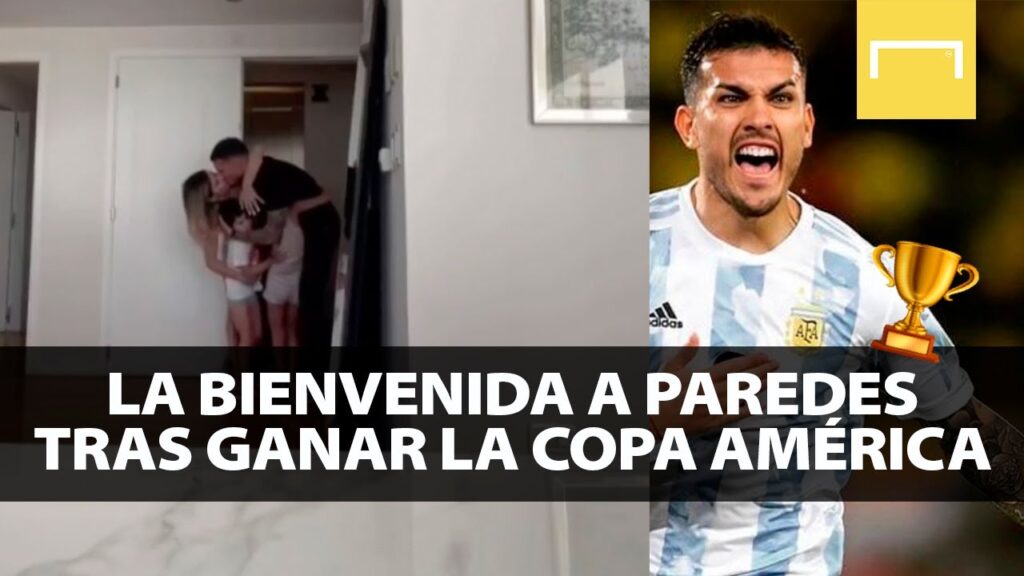 ¡El emocionante reencuentro de Leo Paredes con su familia tras ganar la Copa América con Argentina!