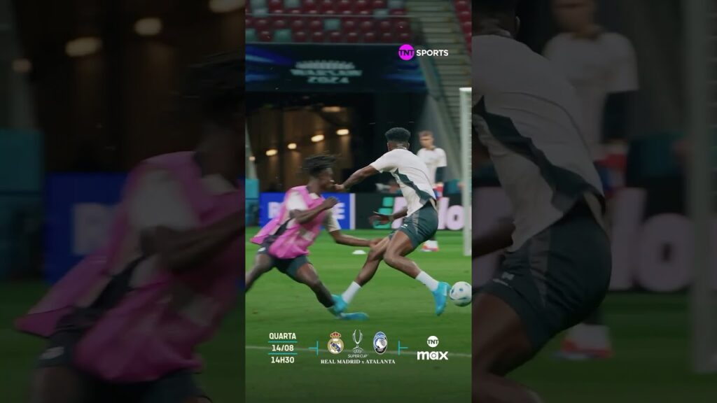 FOGO AMIGO NO TREINO DO REAL! O TCHOUAMÉNI FOI COM TUDO E ACABOU MACHUCANDO O CAMAVINGA #shorts