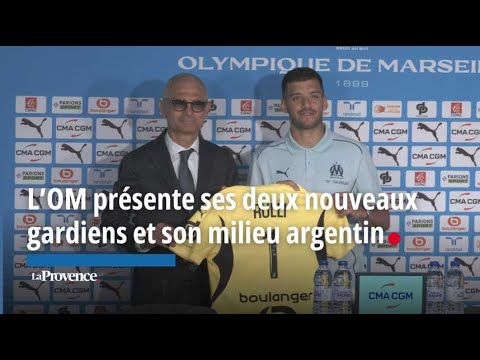 L’OM présente ses deux nouveaux gardiens et son milieu argentin