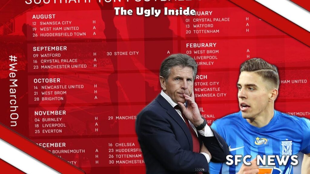 SFC News: Southampton PL Fixtures, managerial movements & Jan Bednarek to Saints | The Ugly Inside